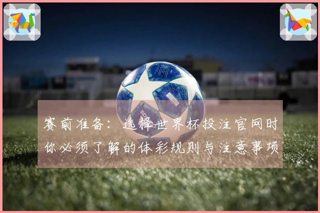 赛前准备：选择世界杯投注官网时你必须了解的体彩规则与注意事项